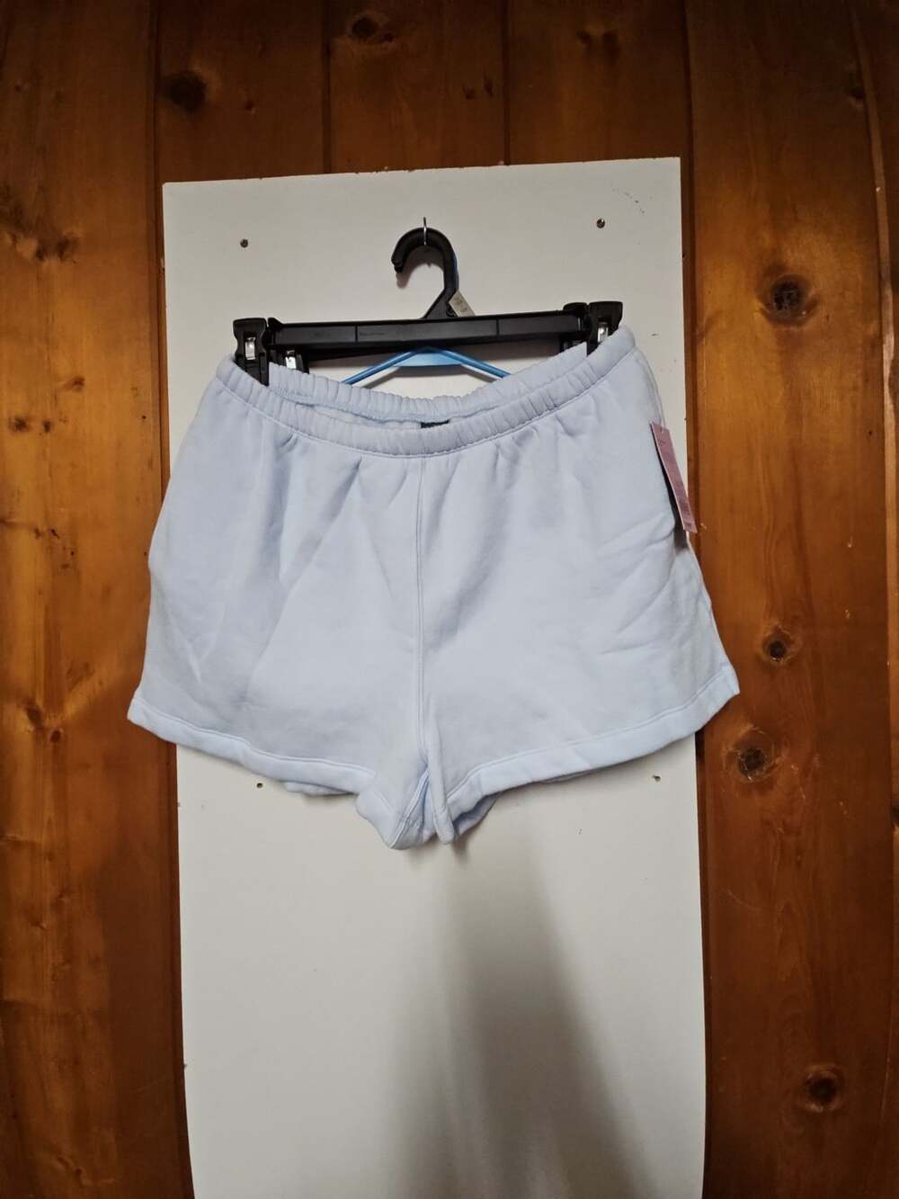(469) Wild Fable Fleece Sweat Shorts Size L Airy Blue